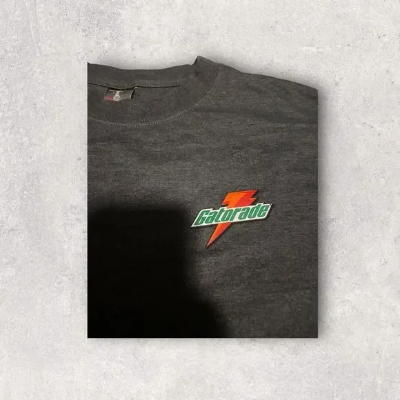 Vintage Gatorade Graphic Thick Gray Hanes T-Shirt Men’s XL - Picture 2 of 4